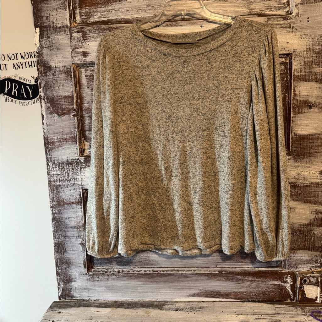 Pixi Ivy Gray Womens Blouse Pixi Ivy Gray Womens Blouse